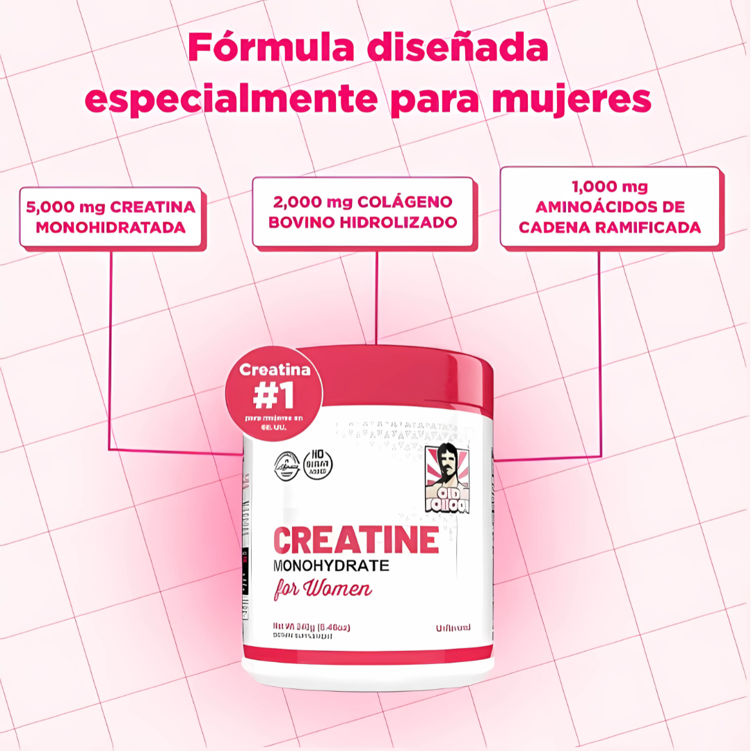 CREATINE MONOHYDRATE FOR WOMEN – Creatina fácil para entrenar