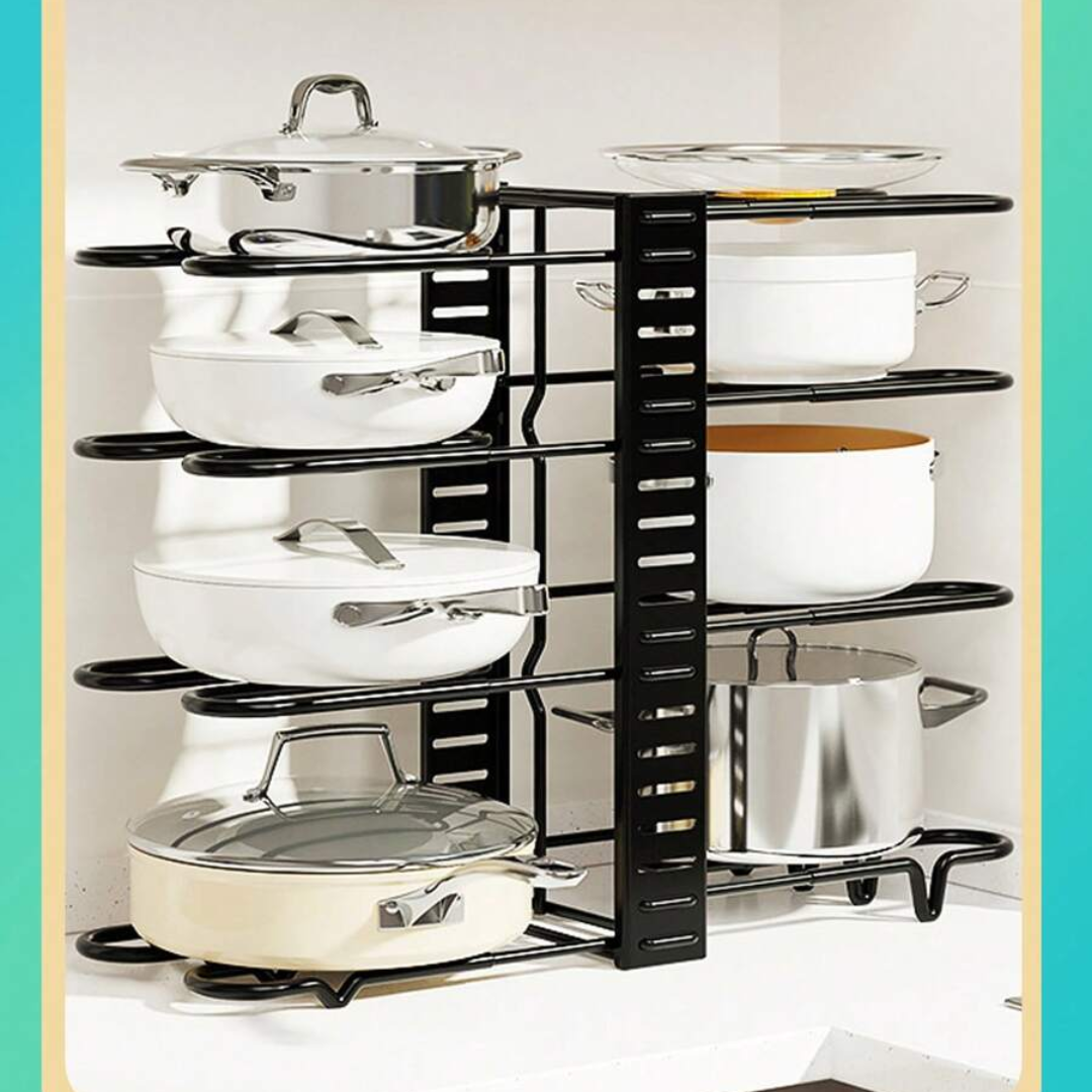 ORGANIZADOR DE OLLAS Y SARTENES – Orden y practicidad en tu cocina