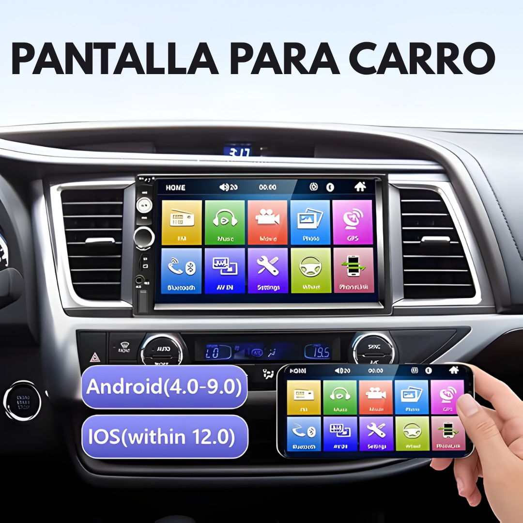 PANTALLA PARA CARRO – Conectividad inteligente, entretenimiento en ruta y conducción más cómoda