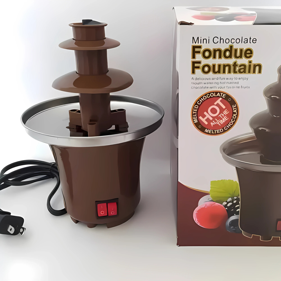 FUENTE DE CHOCOLATE ELÉCTRICA – Diversión y sabor en cada reunión