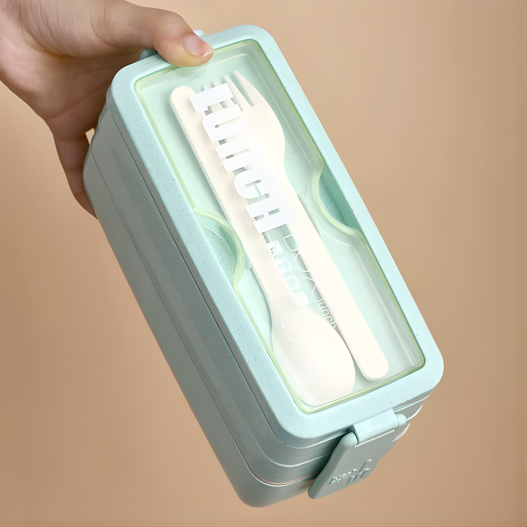 LUNCH BOX CON CUBIERTOS – Comidas frescas, prácticas y siempre contigo