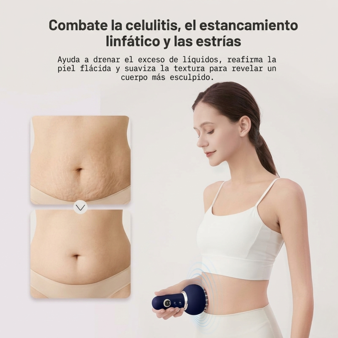 MASAJEADOR CORPORAL — Esculpe, desinflama y revitaliza tu cuerpo en casa