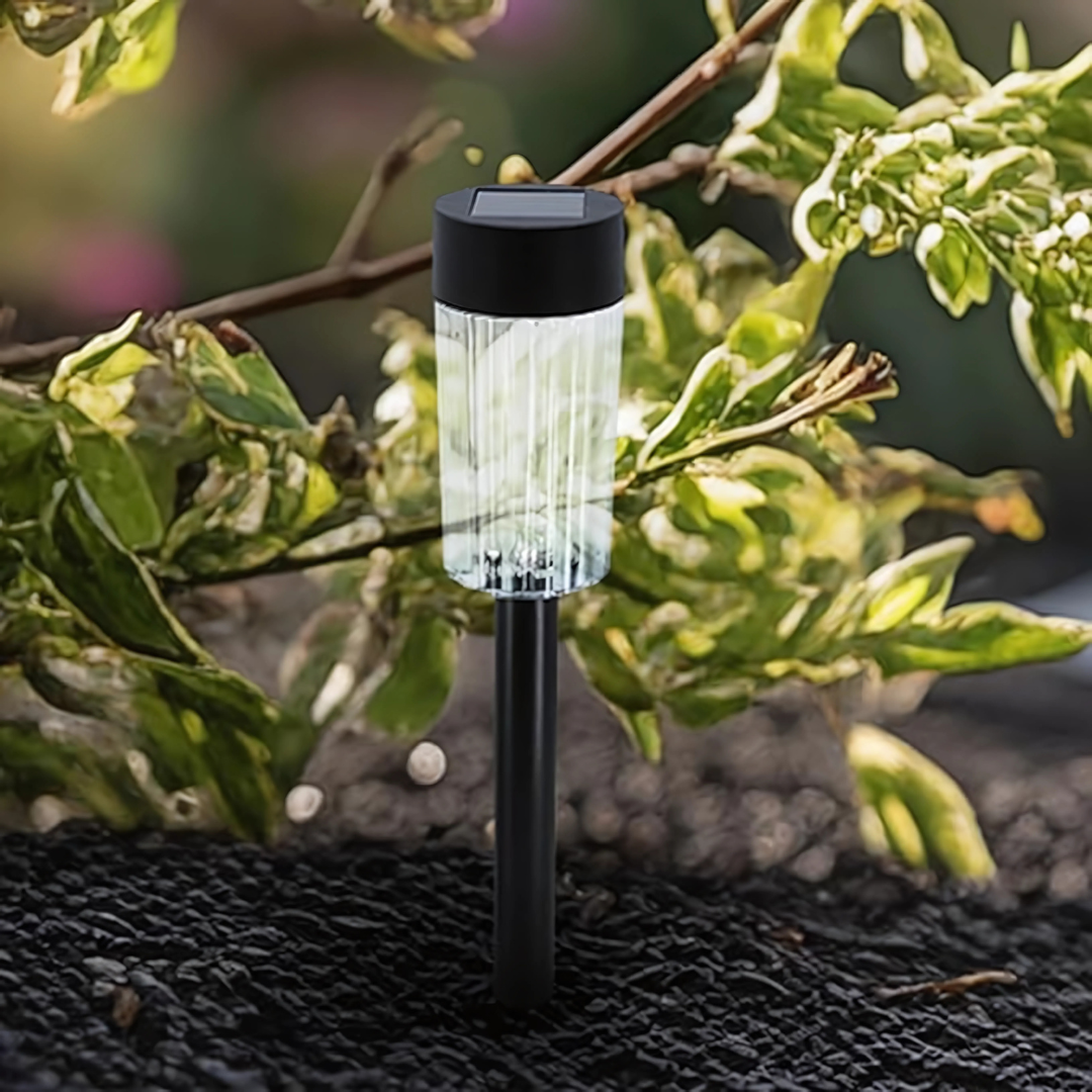 SET DE 3 LUCES SOLARES DE CAMINO – Iluminación ecológica y elegante para tu jardín