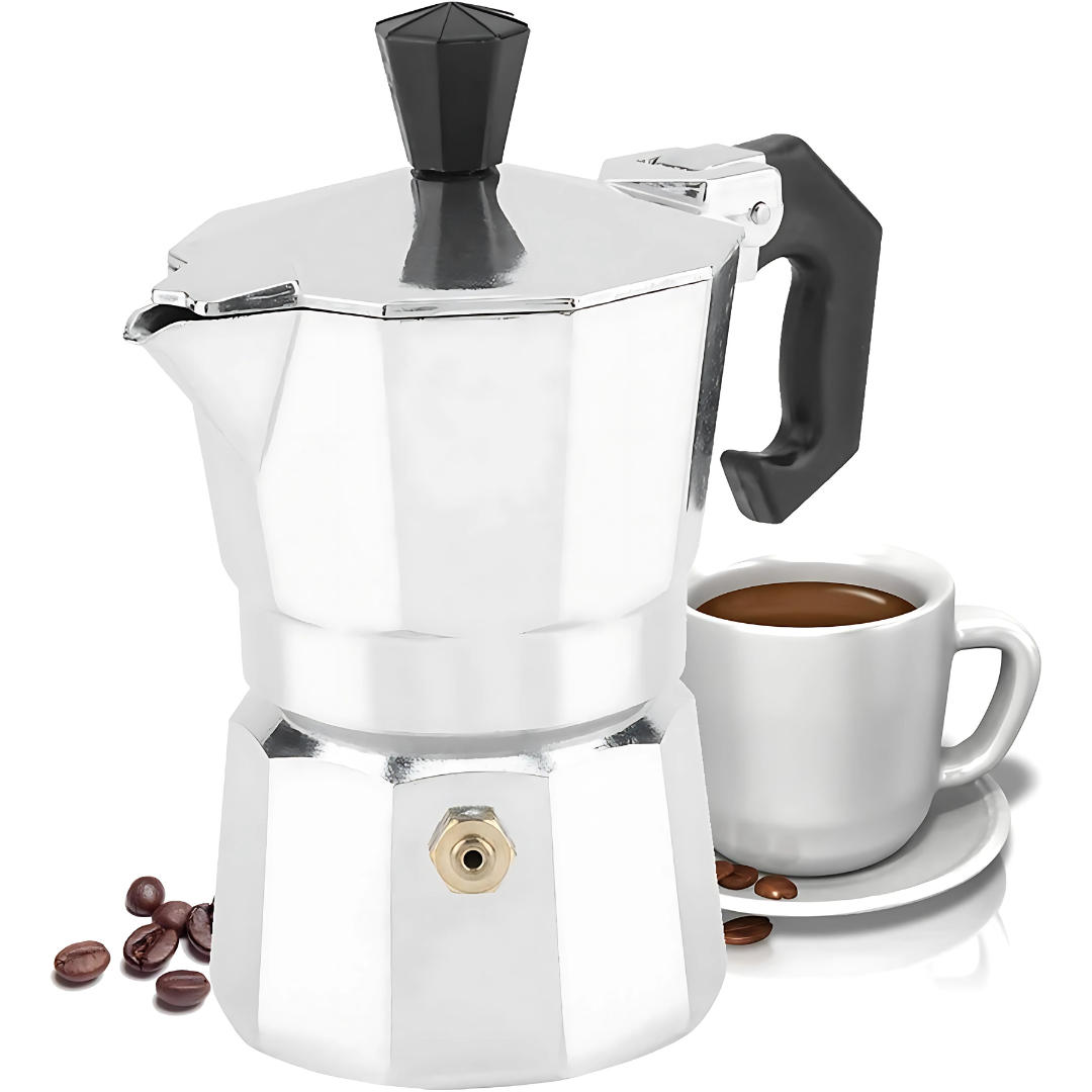 CAFETERA MOKA DE 10OZ – Café intenso al estilo tradicional