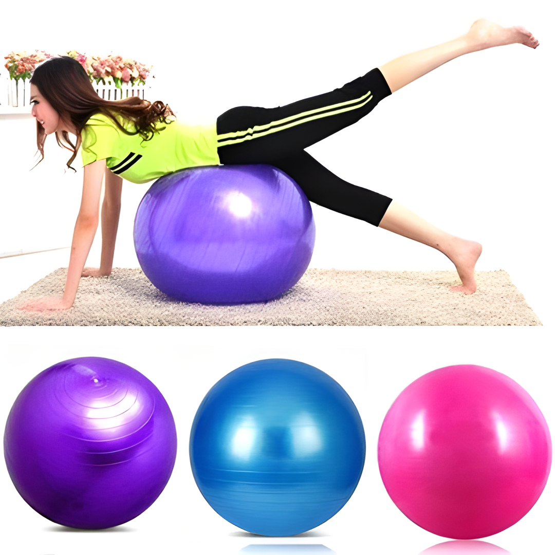PELOTA PARA EJERCICIOS CON INFLADOR – Tu aliada para fortalecer y equilibrar tu cuerpo
