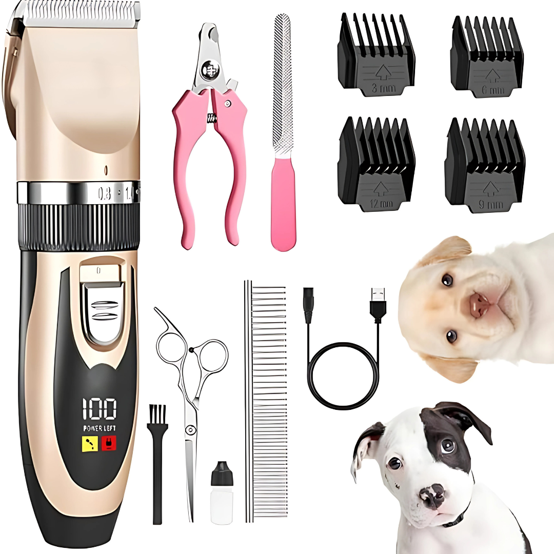 KIT DE CORTE PARA MASCOTAS HAPPY – Corte silencioso y preciso en casa