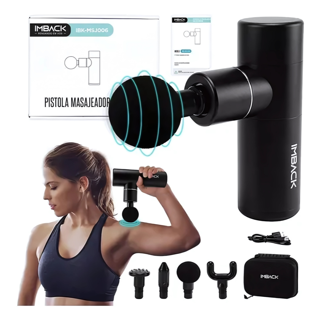 PISTOLA MASAJEADORA SMART – Recupera tu energía en minutos