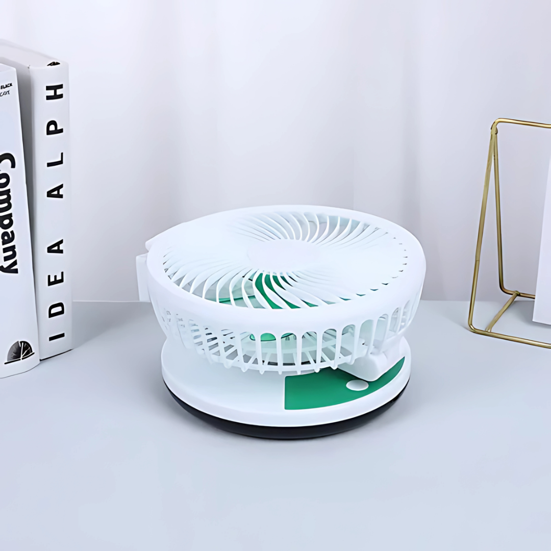VENTILADOR FOLDEABLE – Frescura portátil en cualquier lugar