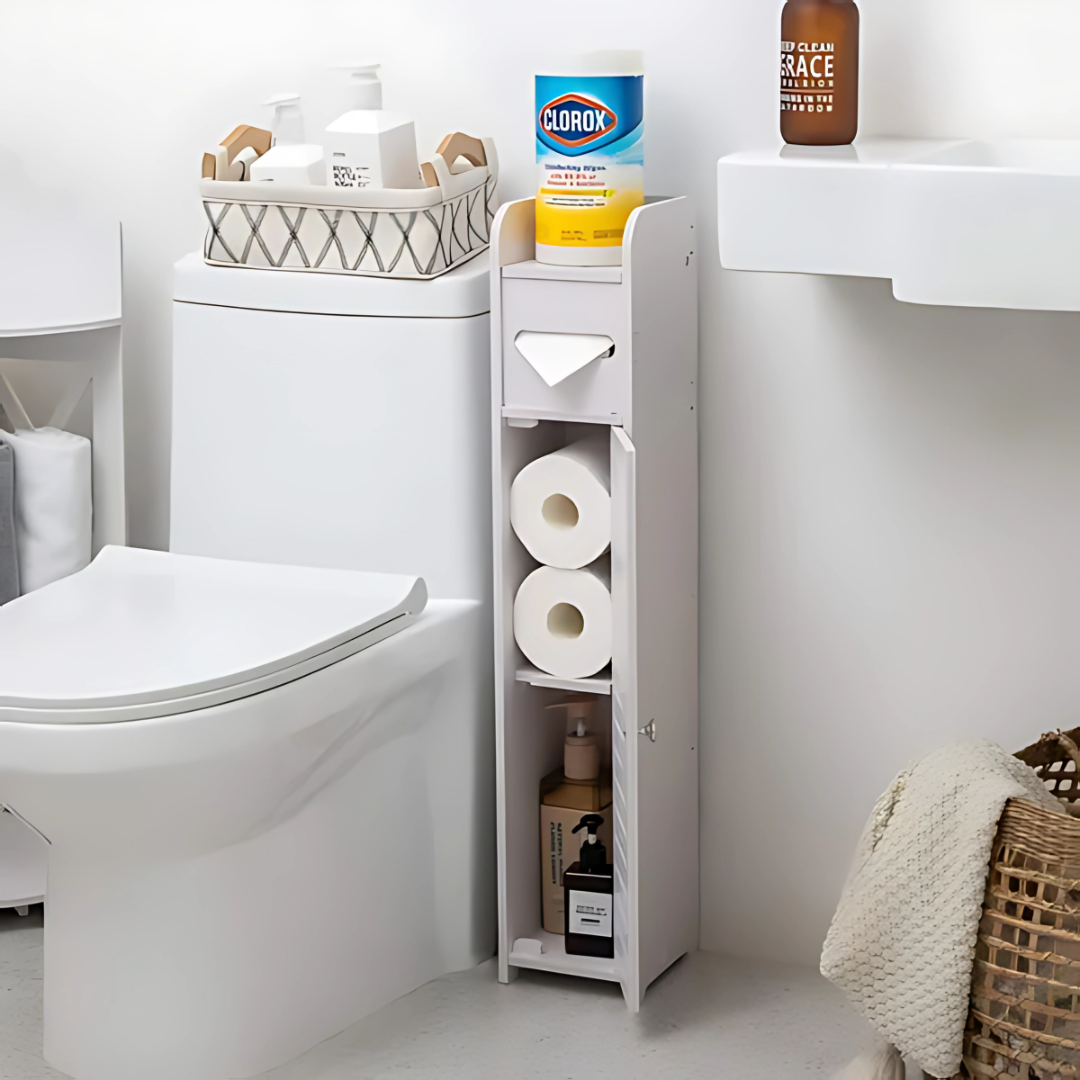 ORGANIZADOR DE BAÑO DE 1 PUERTA – Orden compacto y elegante para tu espacio