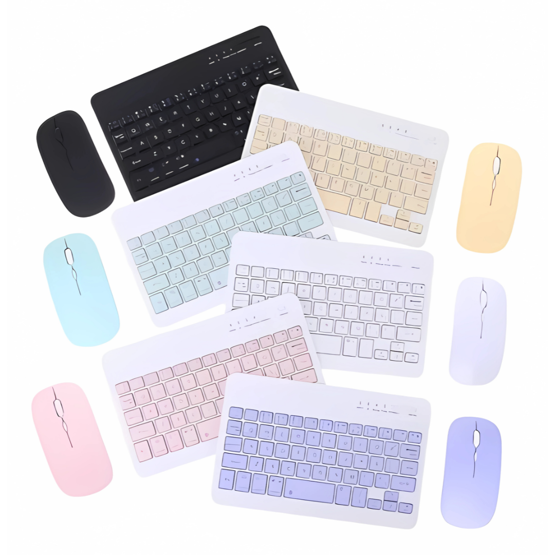 MINI TECLADO INALÁMBRICO + MOUSE – Comodidad total en tamaño compacto