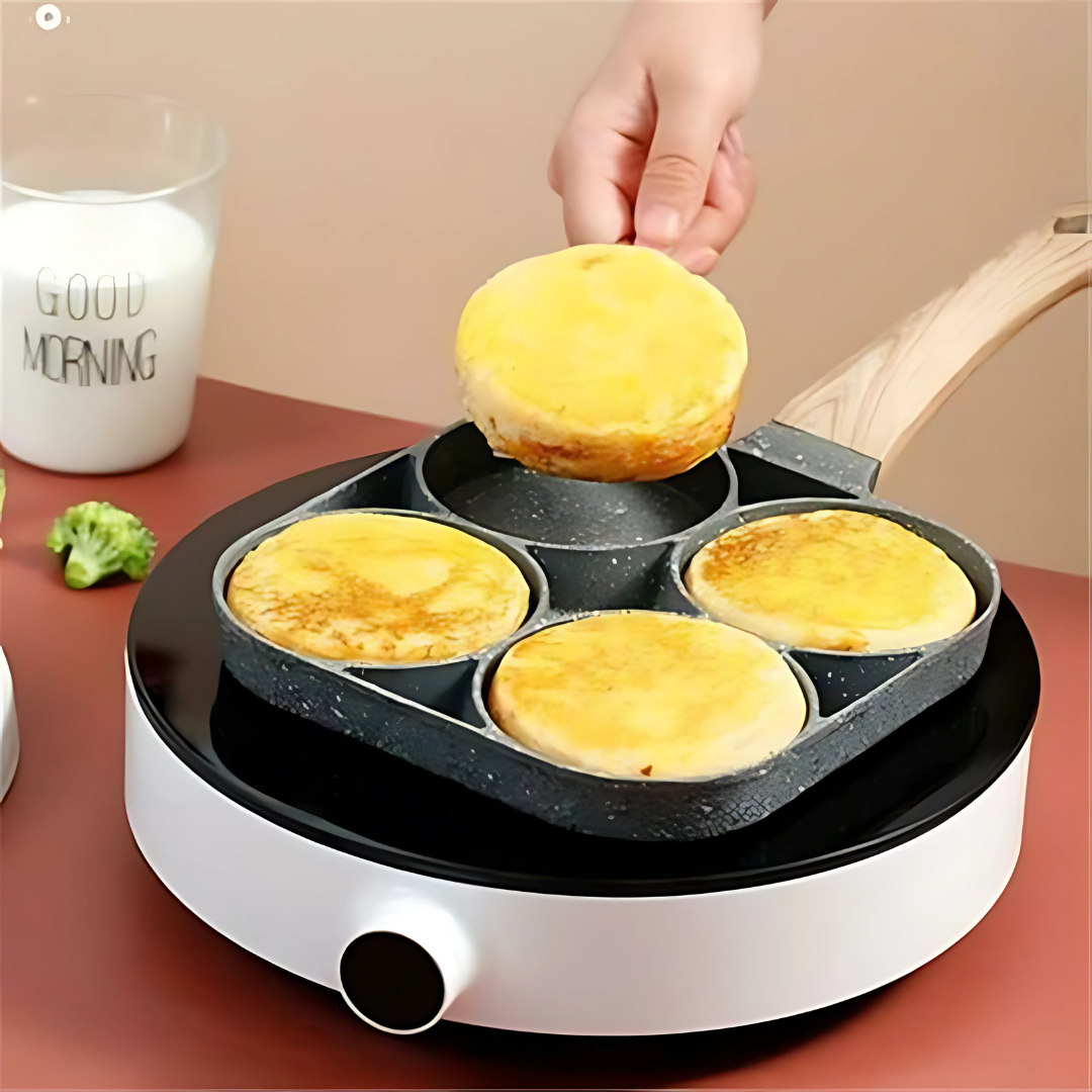 SARTÉN DE ALUMINIO 4 ESPACIOS – Cocina más rápido y sin mezclar sabores