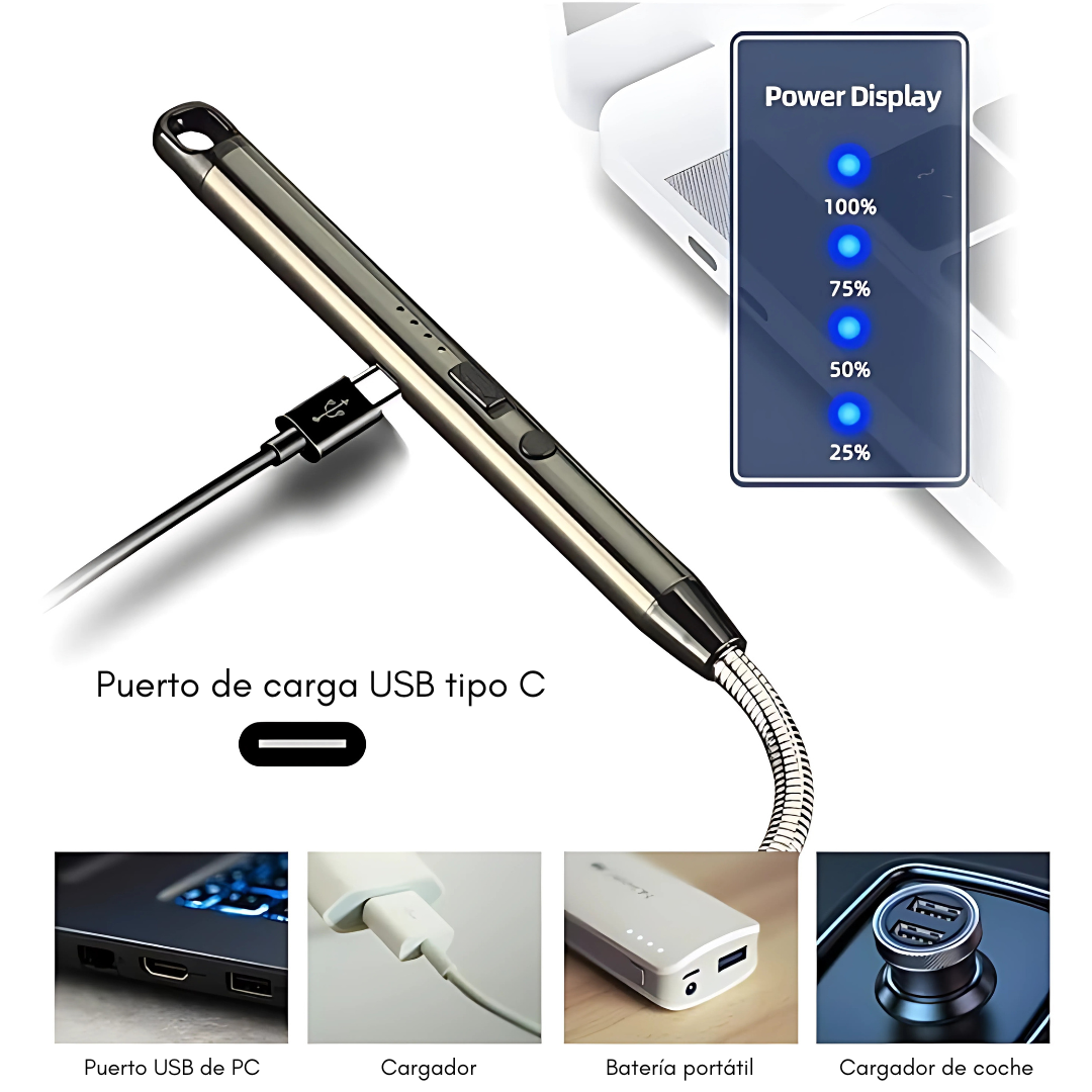 ENCENDEDOR ELÉCTRICO – Prende todo sin gas, sin flama y sin complicaciones