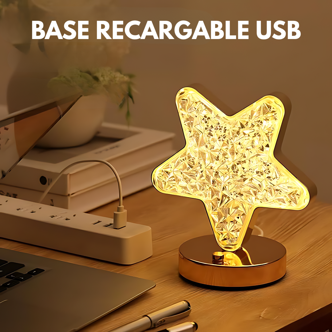 LÁMPARA DE MESA ESTRELLA – Iluminación mágica para cada momento