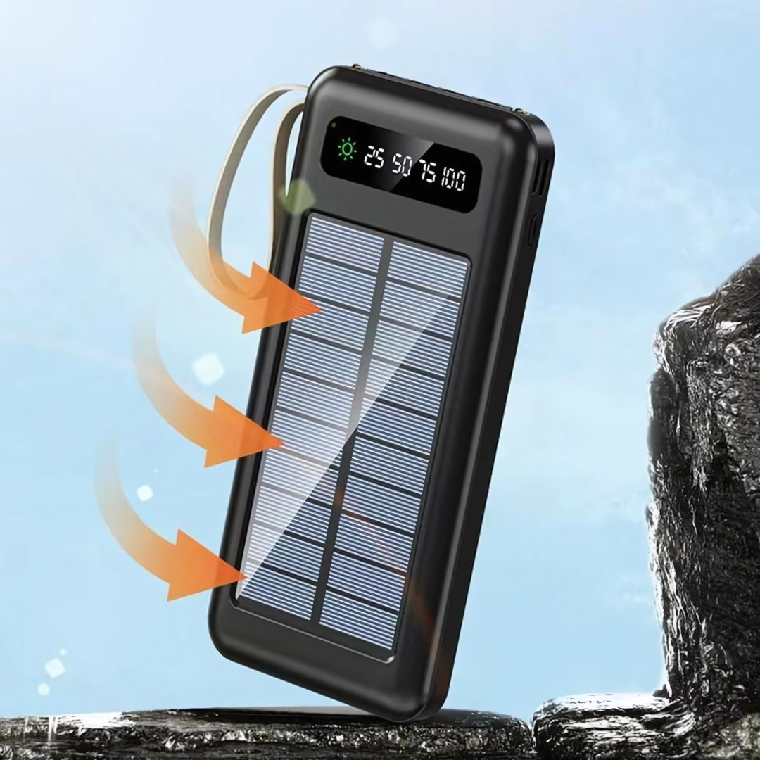 POWER BANK CARGA SOLAR 10000 – Energía portátil donde la necesites