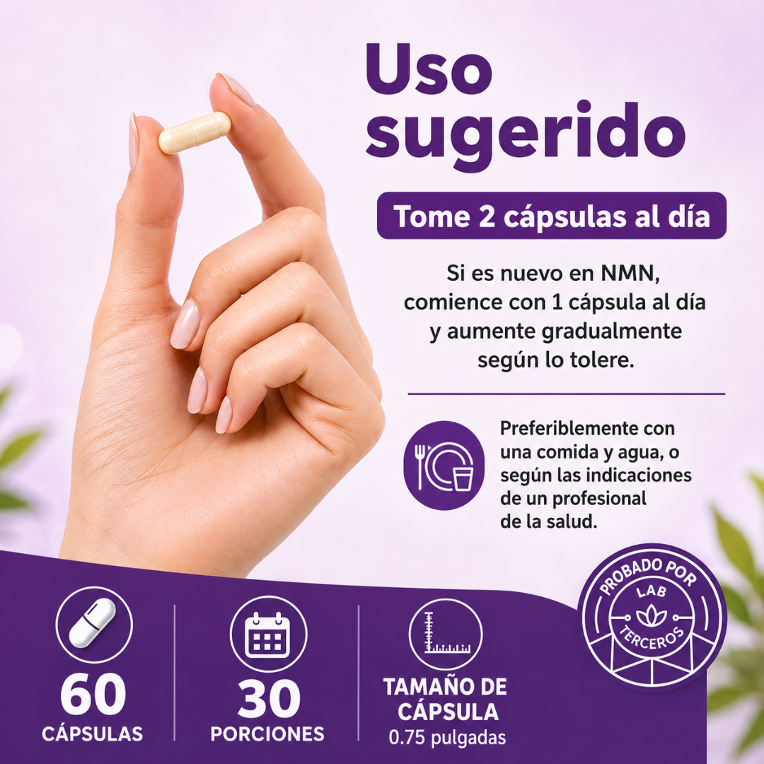 NMN 60 CAPS – Energía y vitalidad diaria