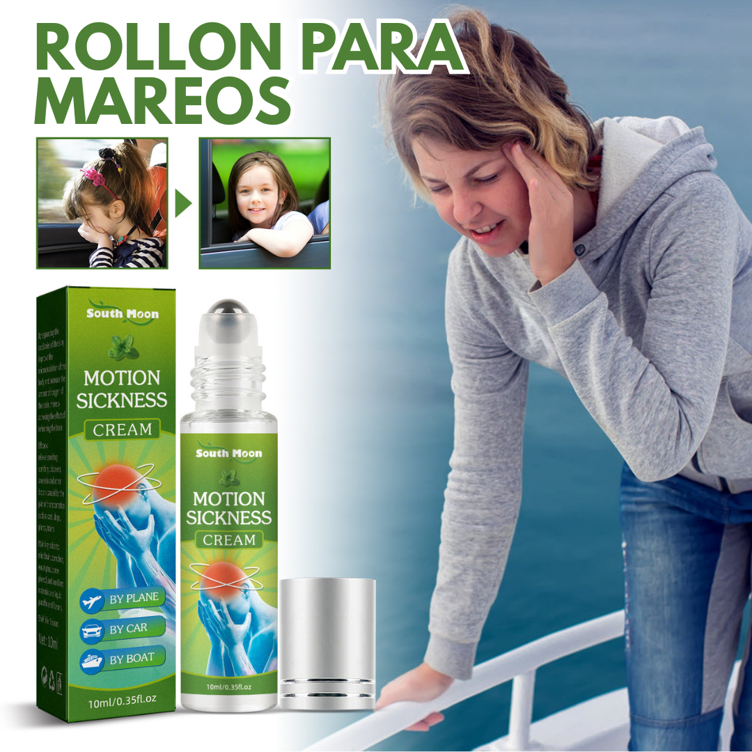 ROLLON PARA MAREOS — Alivio rápido para mareos, náuseas y vértigo