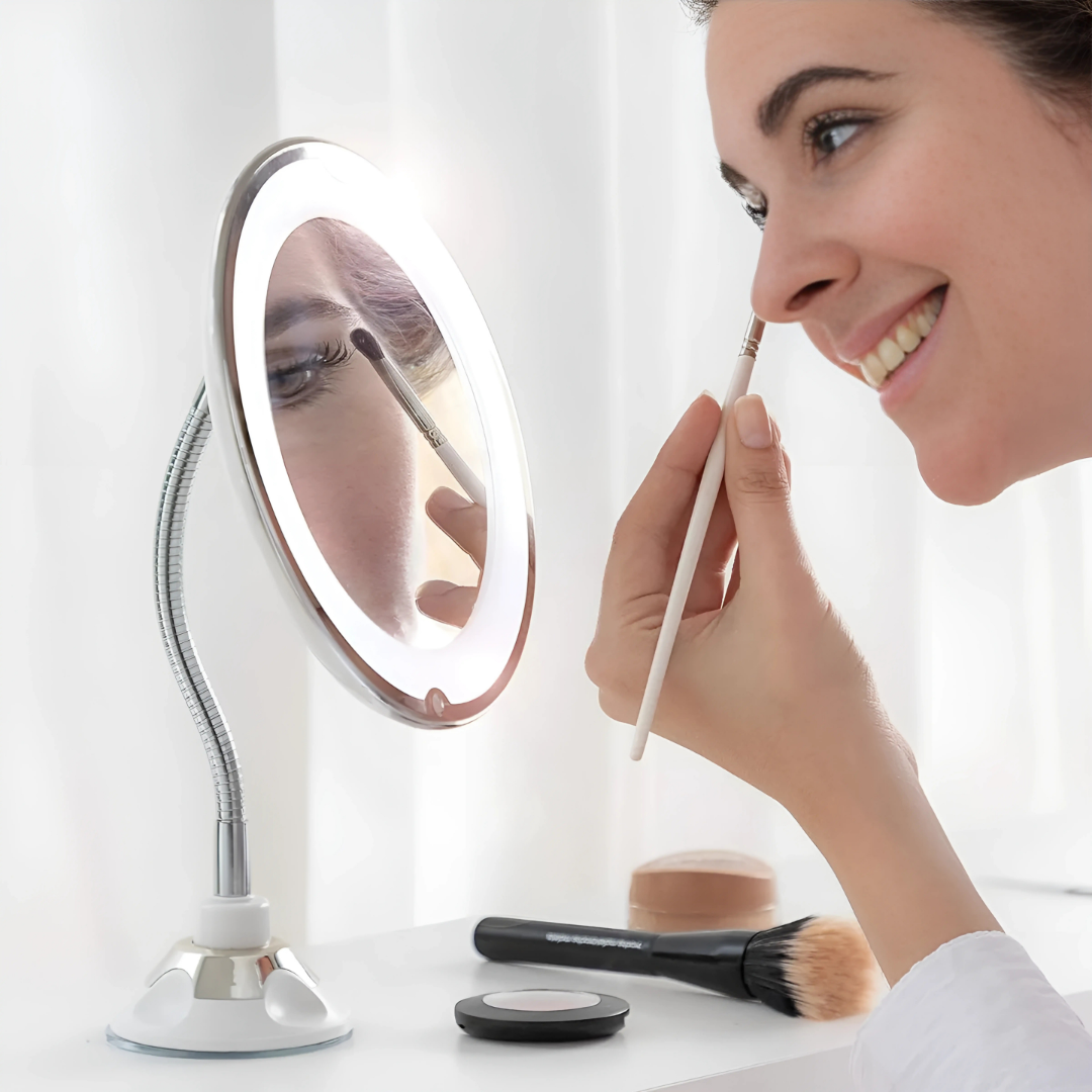 ESPEJO LED FLEXIBLE, PARA MAQUILLAJE – Precisión y comodidad en cada detalle