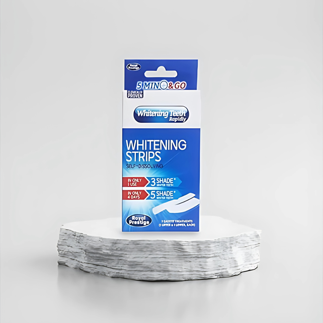 WHITENING STRIPS TIRAS BLANQUEADORAS – Sonríe con seguridad y dientes más blancos
