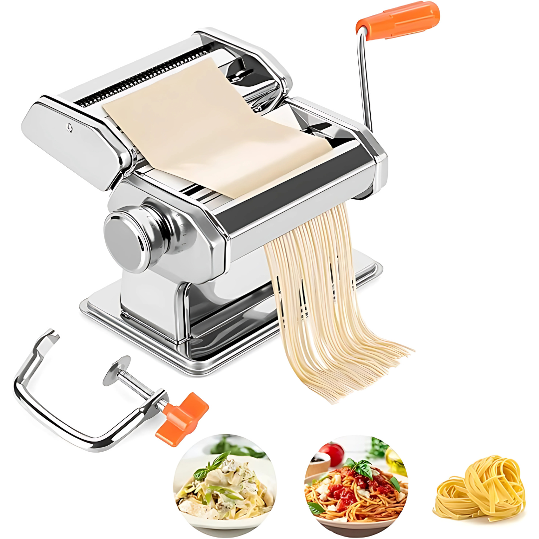 MÁQUINA PARA ESTIRAR PASTA DE 18PLG – Pasta fresca y perfecta en tu propia cocina