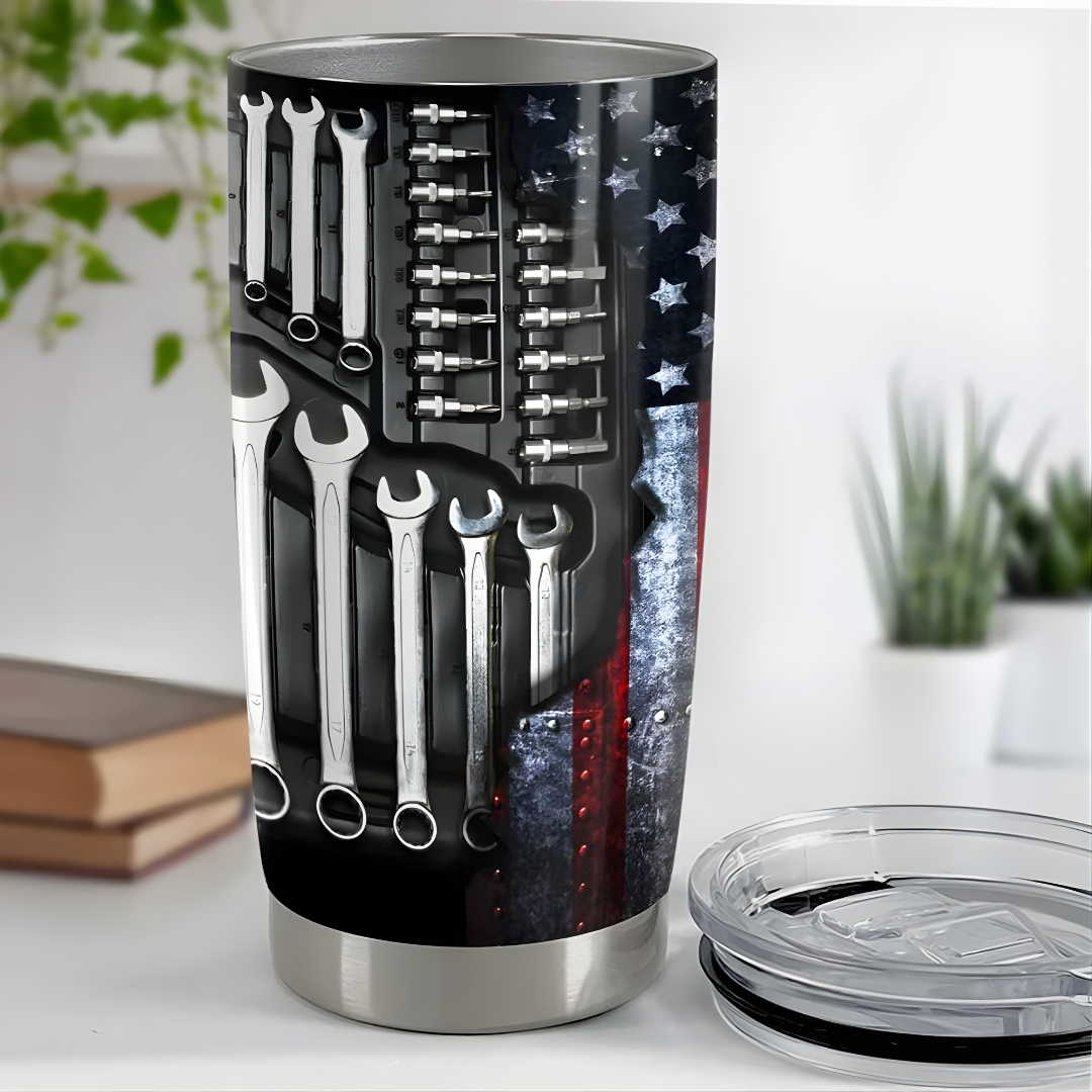 VASO TÉRMICO ESTILO MECÁNICO – Conservación prolongada, diseño industrial y personalidad única