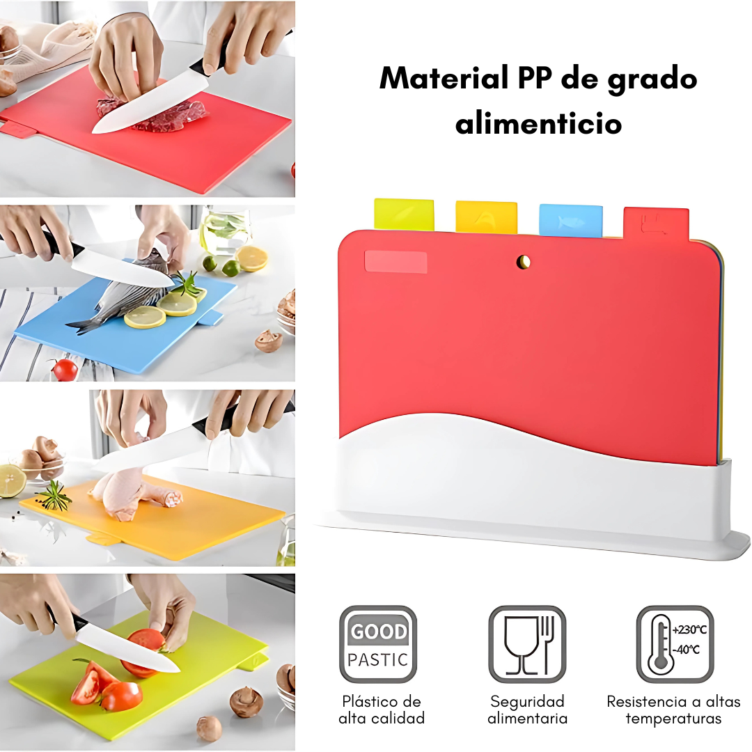 TABLA DE PICAR – Pica, enrolla y guarda sin ensuciar