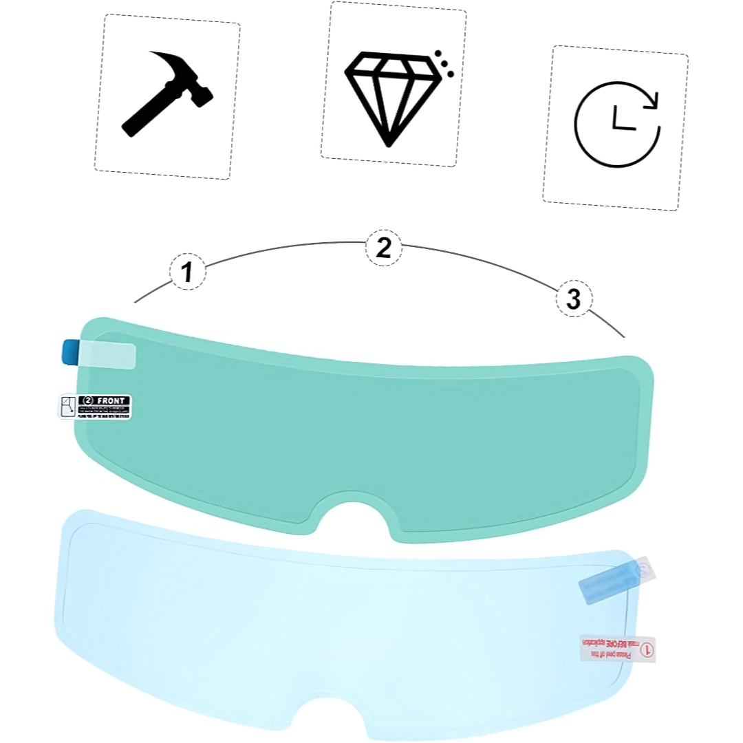 VISOR ANTI LLUVIA PARA CASCO – Visión clara en todo momento