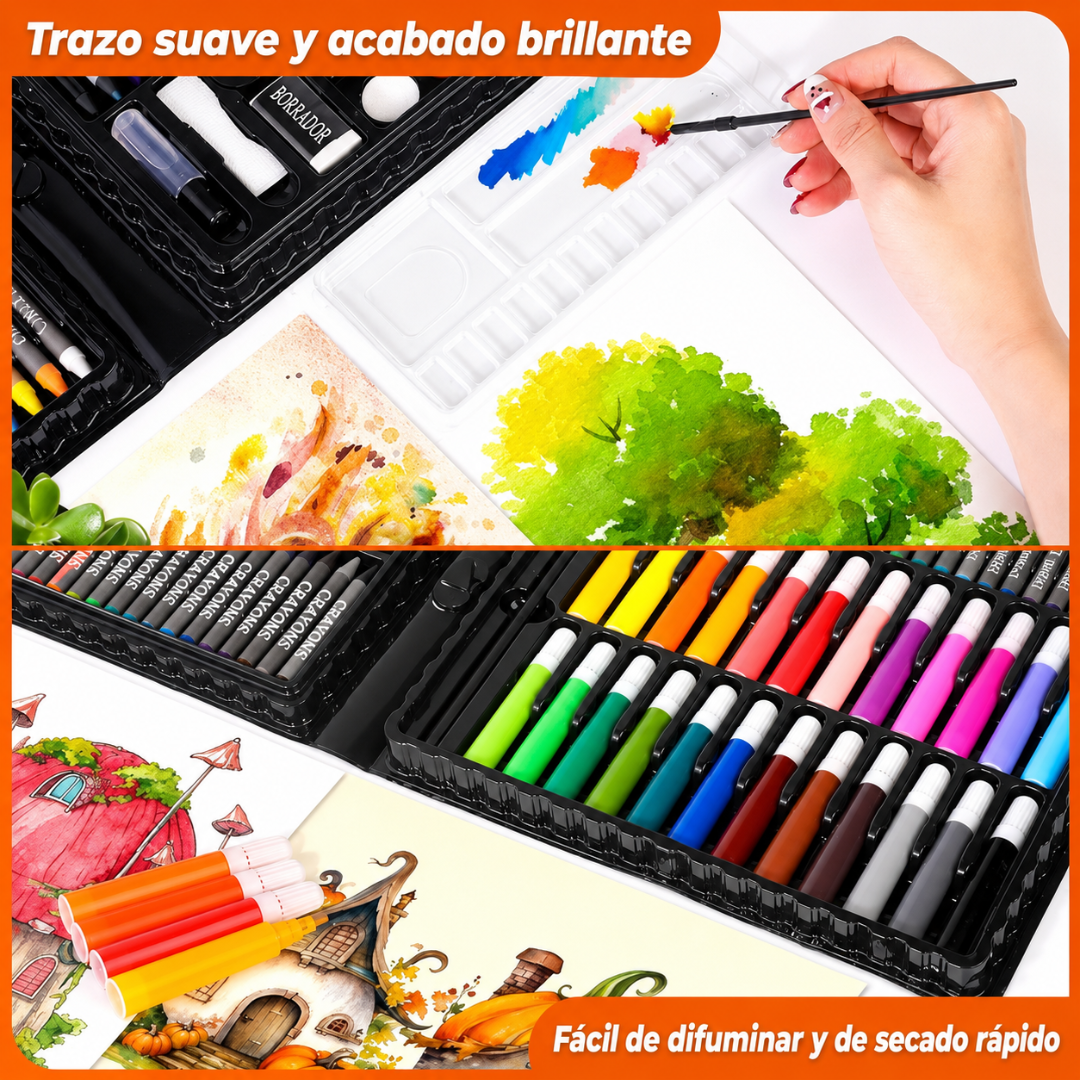 SET DE ARTE 150 – Todo para crear, pintar y dejar volar la imaginación