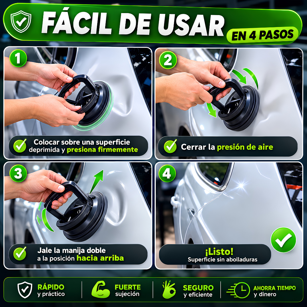 REPARADOR DE ABOLLADURA – Recupera la forma del auto