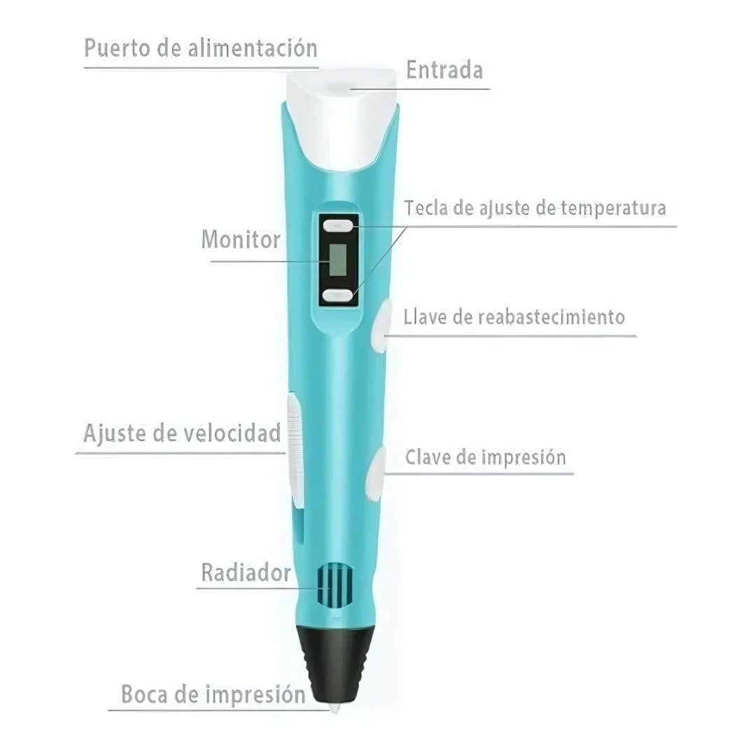 Bolígrafo de Impresión 3D – Crea sin límites en el aire