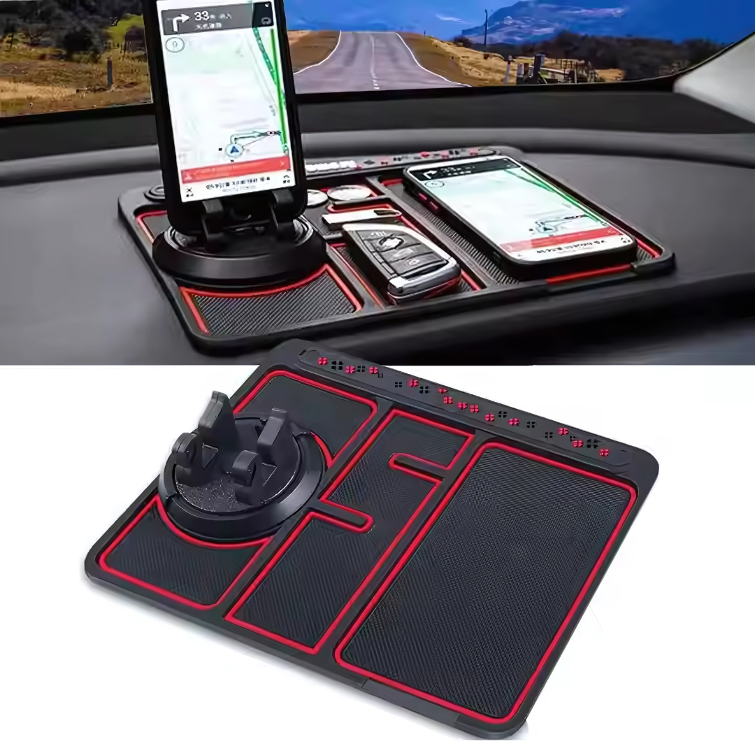 ALMOHADILLA ANTIDESLIZANTE PARA AUTO – Tu celular y objetos siempre seguros en el tablero