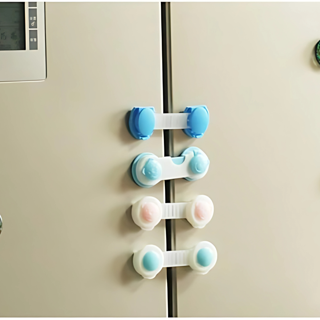CANDADOS DE SEGURIDAD PARA BEBÉ (PACK*2) – Protege a tu pequeño de accidentes en casa