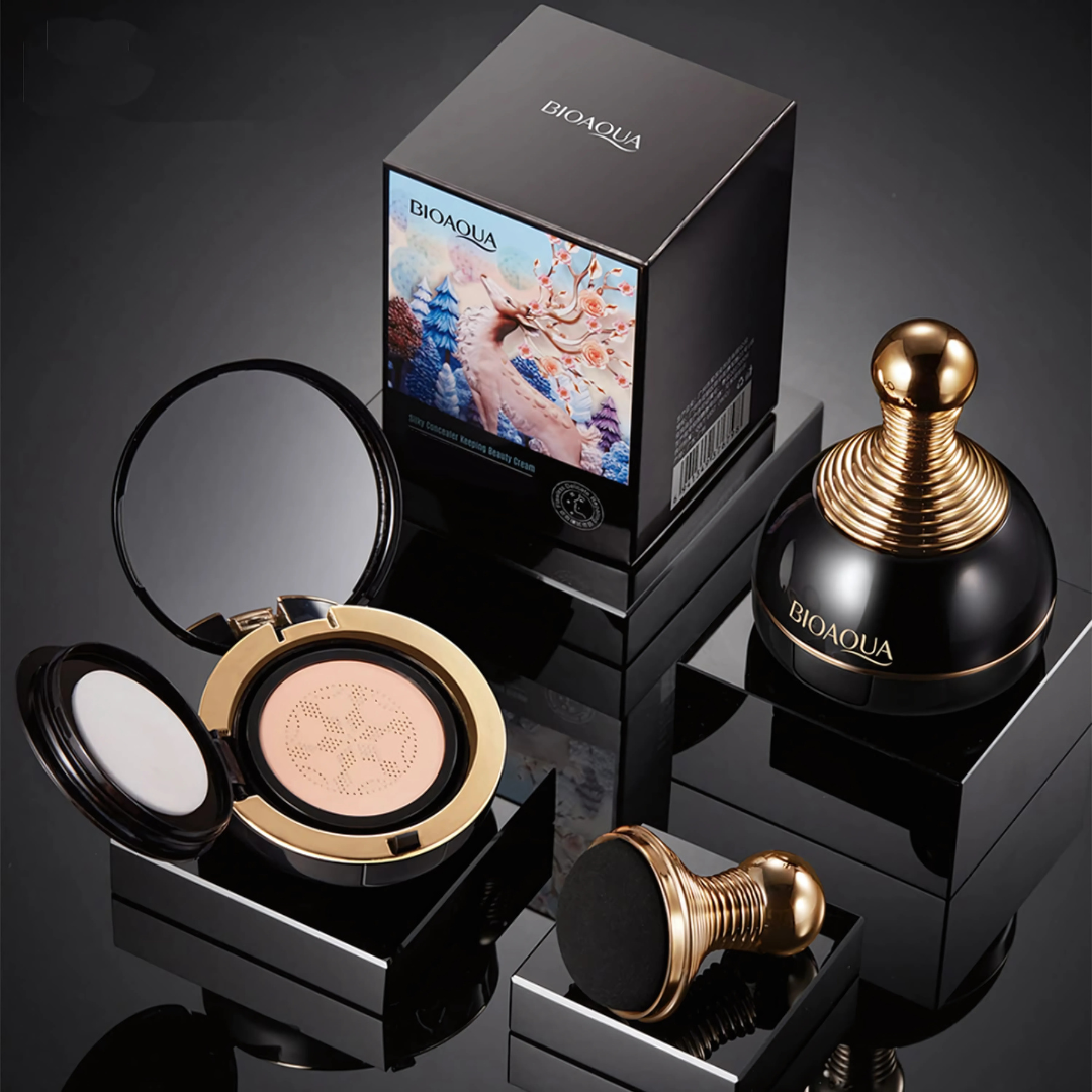 BASE CORRECTORA BIOAQUA_CUSHION – Piel perfecta en segundos sin sensación pesada