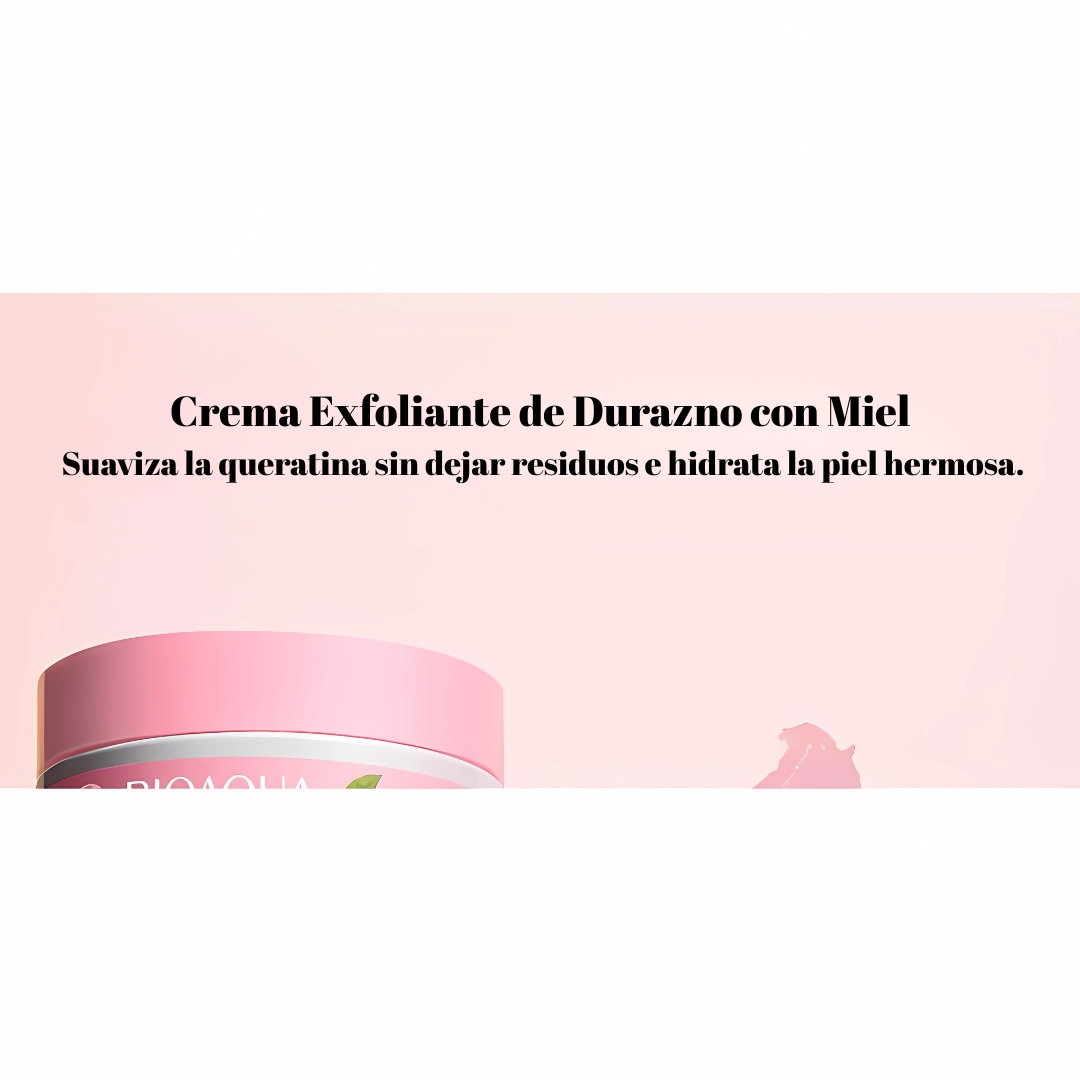 EXFOLIANTE FACIAL DURAZNO BIOAQUA – Limpieza profunda con suavidad irresistible