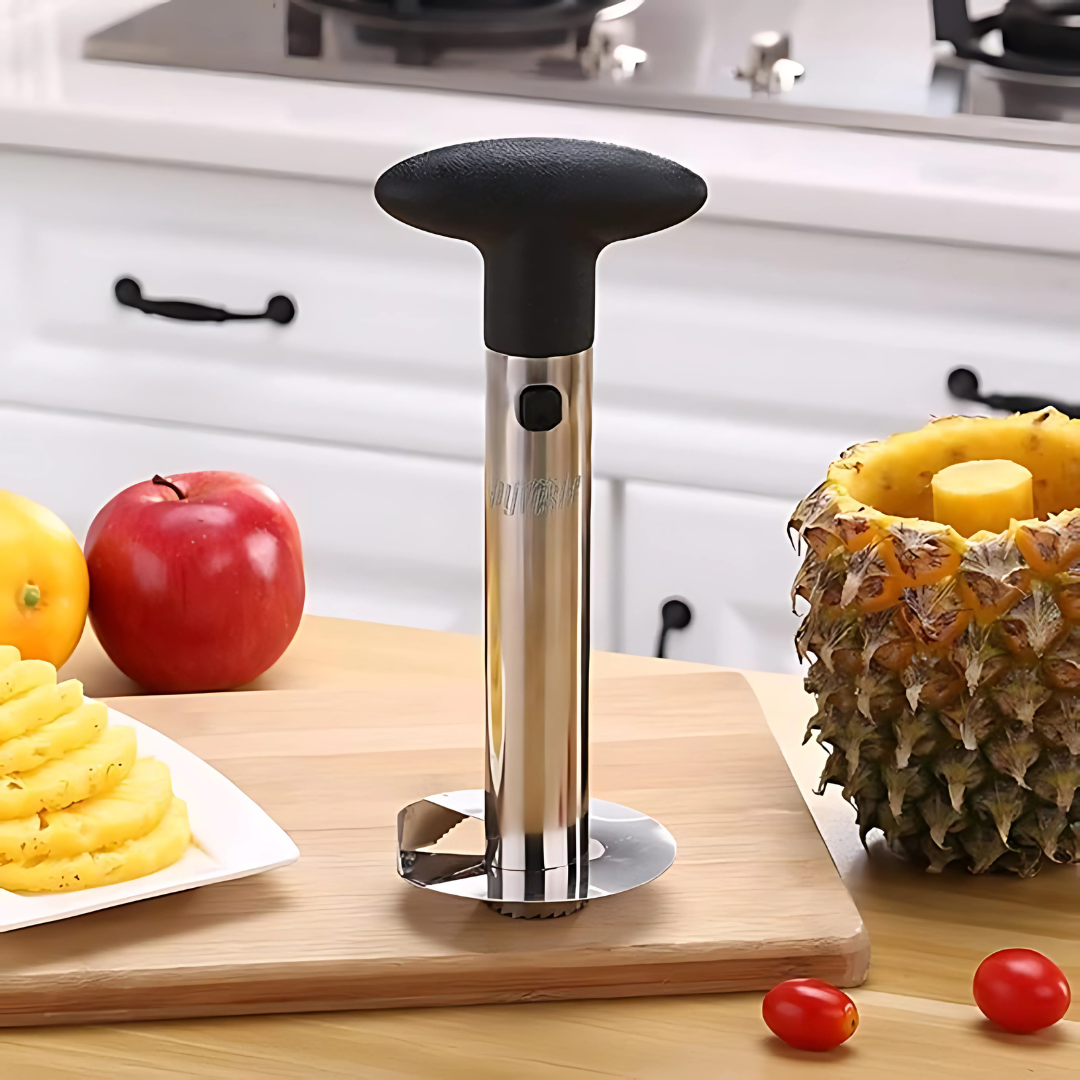 CORTADOR DE PIÑA – Trozos perfectos en segundos sin desorden ni esfuerzo