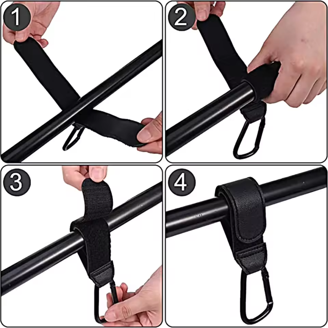 GANCHO COLGADOR DE CUERO – Resistencia y estilo para tus accesorios