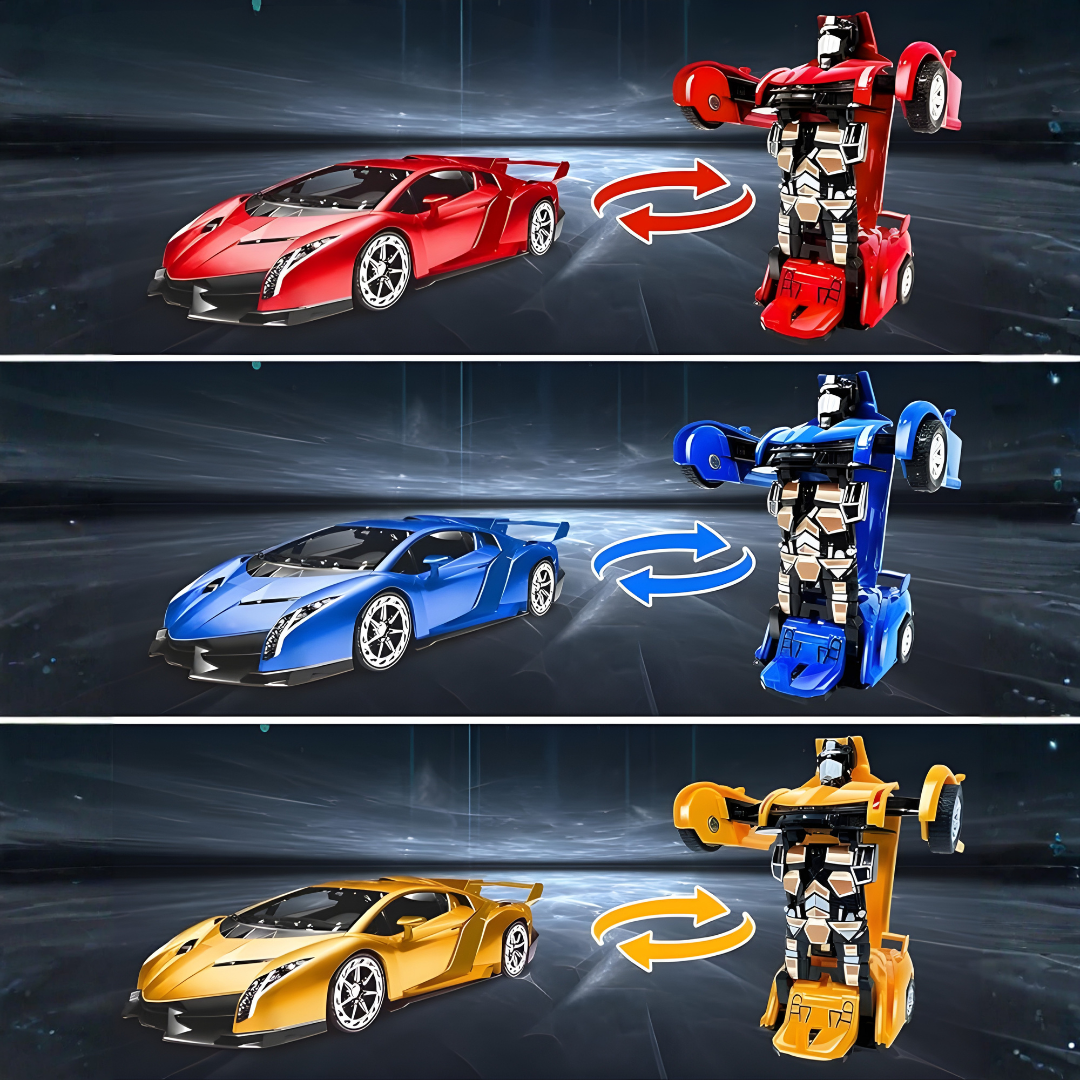 CARRO TRANSFORMER EL MEJOR REGALO PARA NIÑO – Diversión automática, transformación sorprendente y entretenimiento sin parar