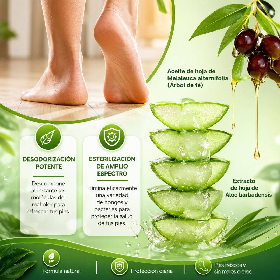 TEA TREE OIL - Pies frescos sin mal olor