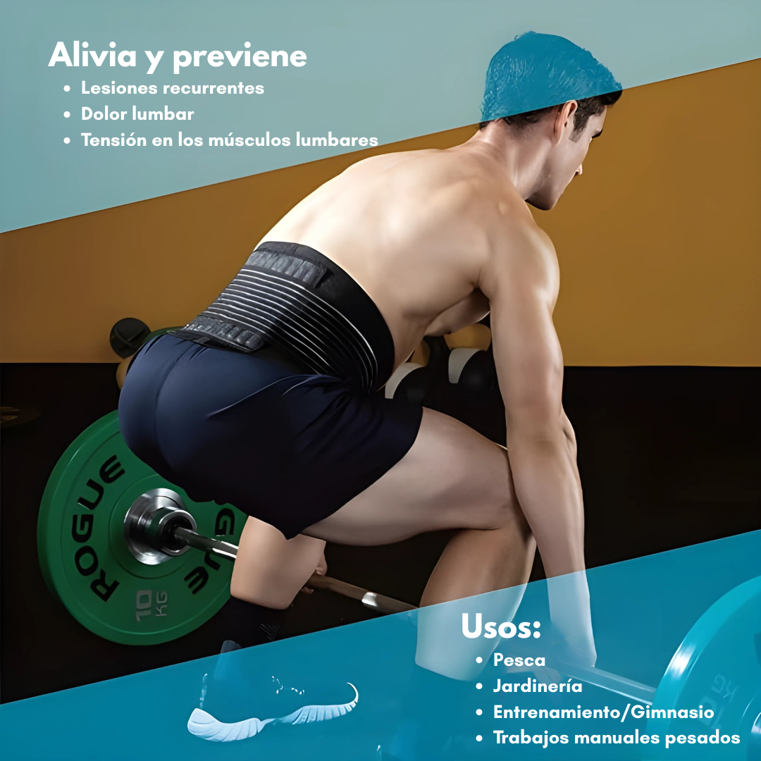 FAJA LUMBAR – Soporte y alivio para tu espalda