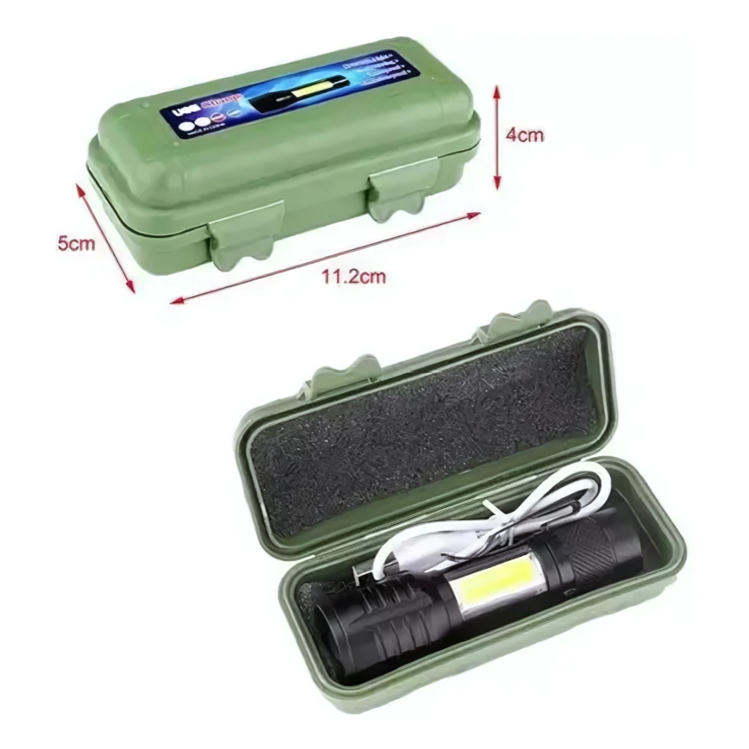 2 LINTERNAS RECARGABLE – Doble potencia, doble seguridad