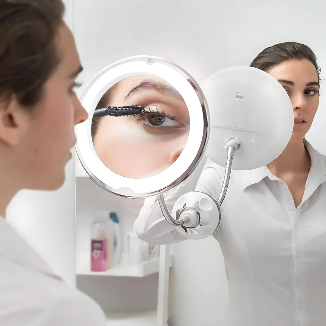 ESPEJO LED FLEXIBLE, PARA MAQUILLAJE – Precisión y comodidad en cada detalle