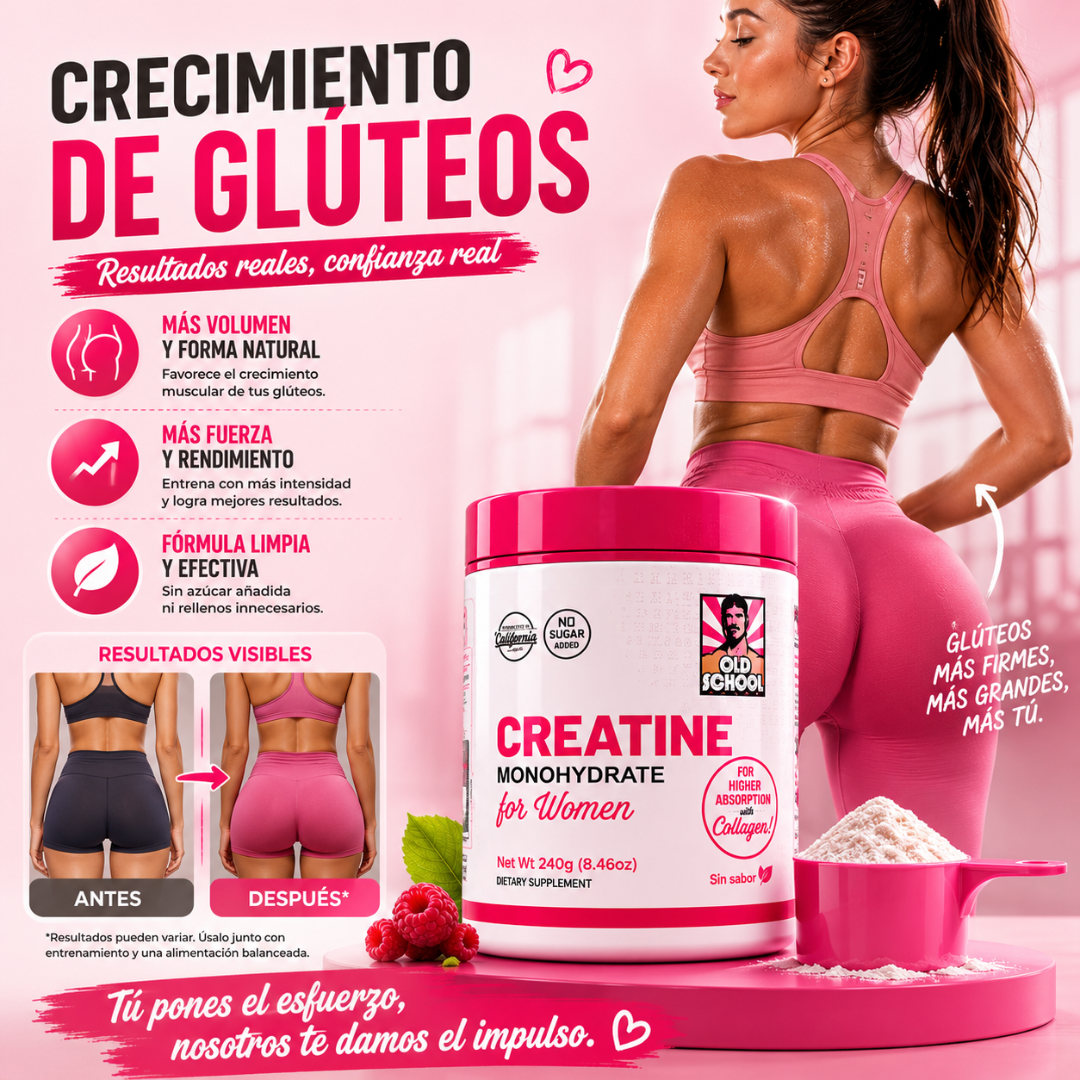CREATINE MONOHYDRATE FOR WOMEN – Creatina fácil para entrenar