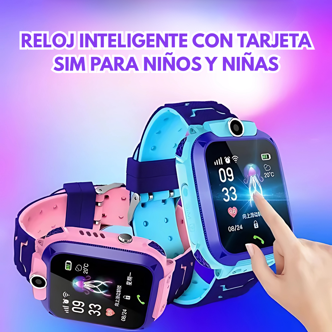 RELOJ INTELIGENTE CON TARJETA SIM PARA NIÑOS Y NIÑAS – Seguridad, diversión y comunicación en tu muñeca