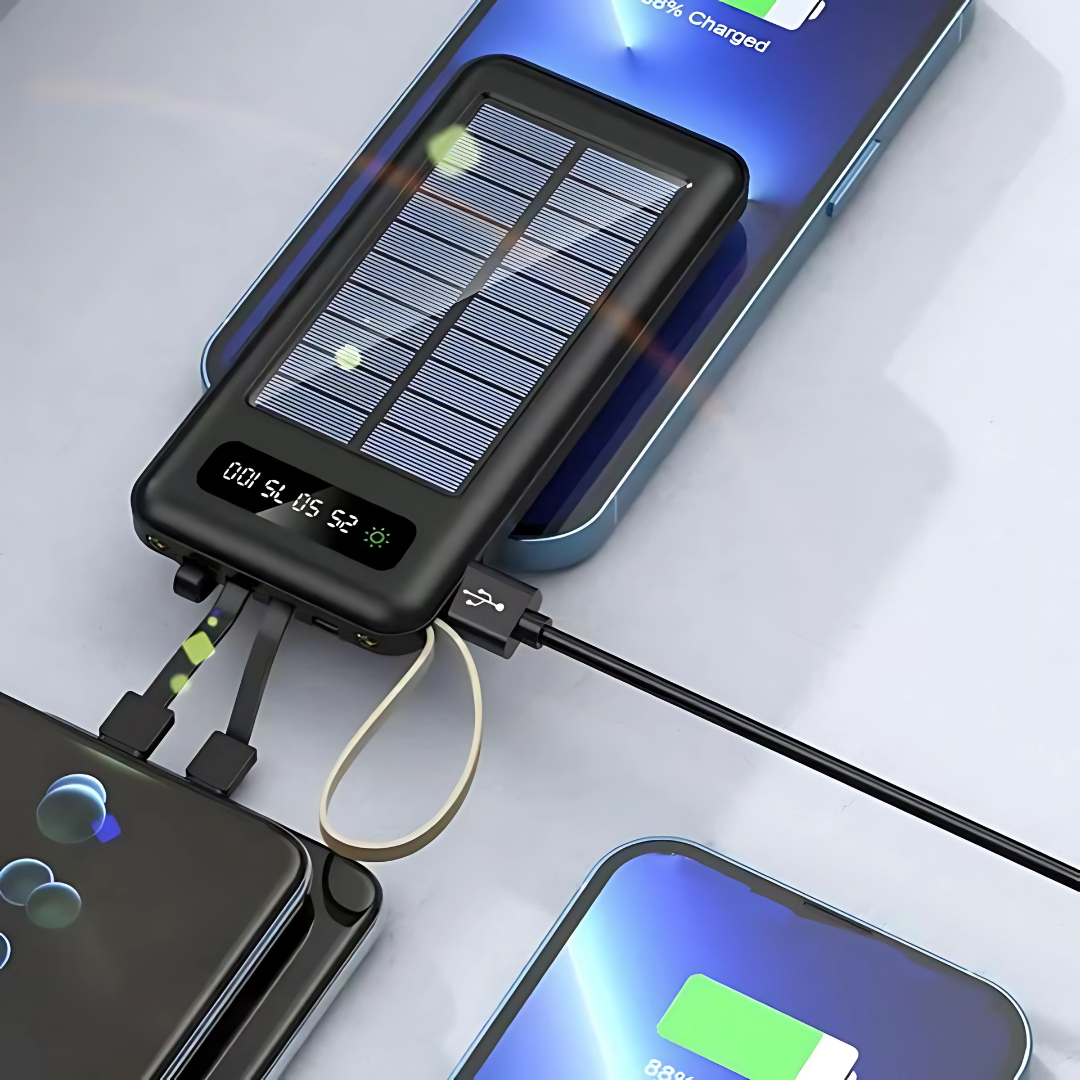 POWER BANK CARGA SOLAR 10000 – Energía portátil donde la necesites