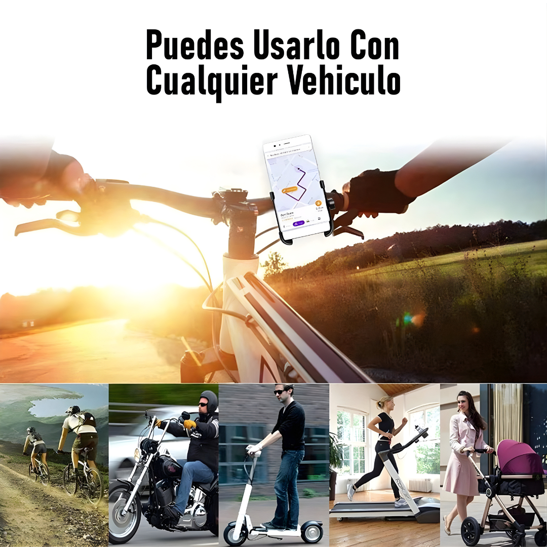 BASE DE TELÉFONO PARA MOTO – Navega, usa el GPS y mantén tu celular seguro mientras conduces sin distracciones ni riesgos