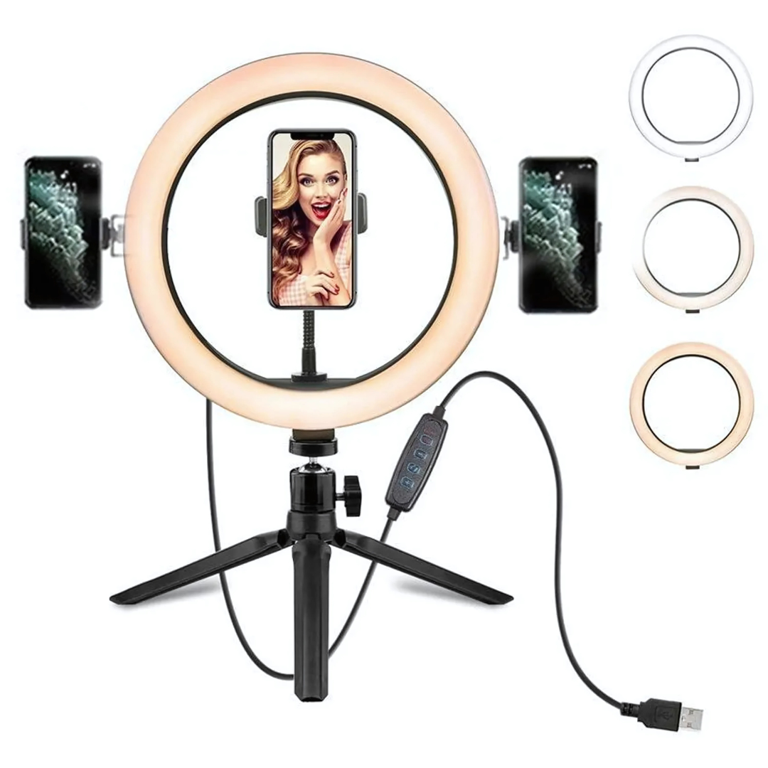 ARO LUZ LED + TRÍPODE (2 METROS) – Ilumina tus videos y fotos como un profesional
