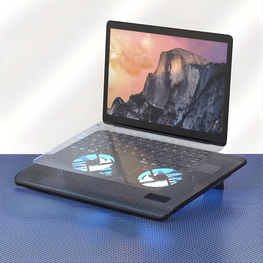 PAD ENFRIADOR NOTEBOOK – Temperatura controlada, mejor rendimiento y mayor vida útil para tu laptop