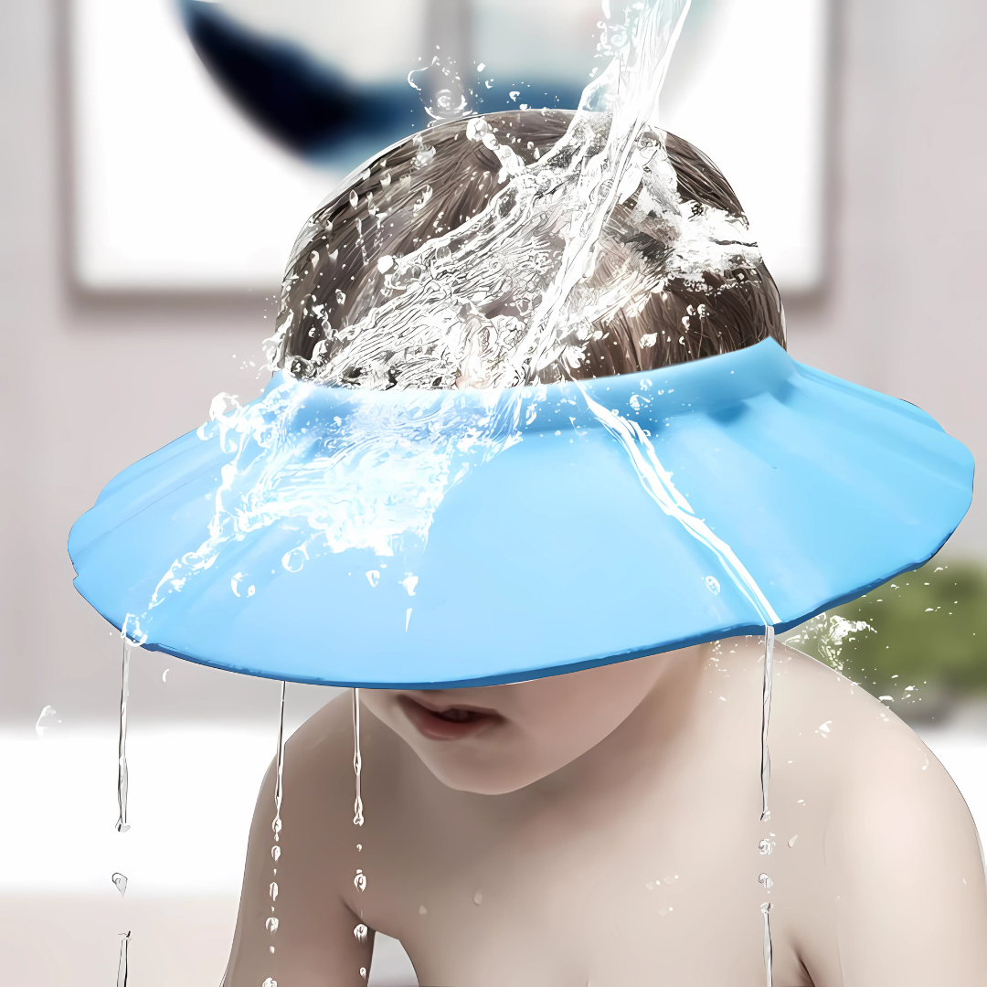 GORRO DE BAÑO PARA NIÑOS – Baños sin lágrimas ni molestias
