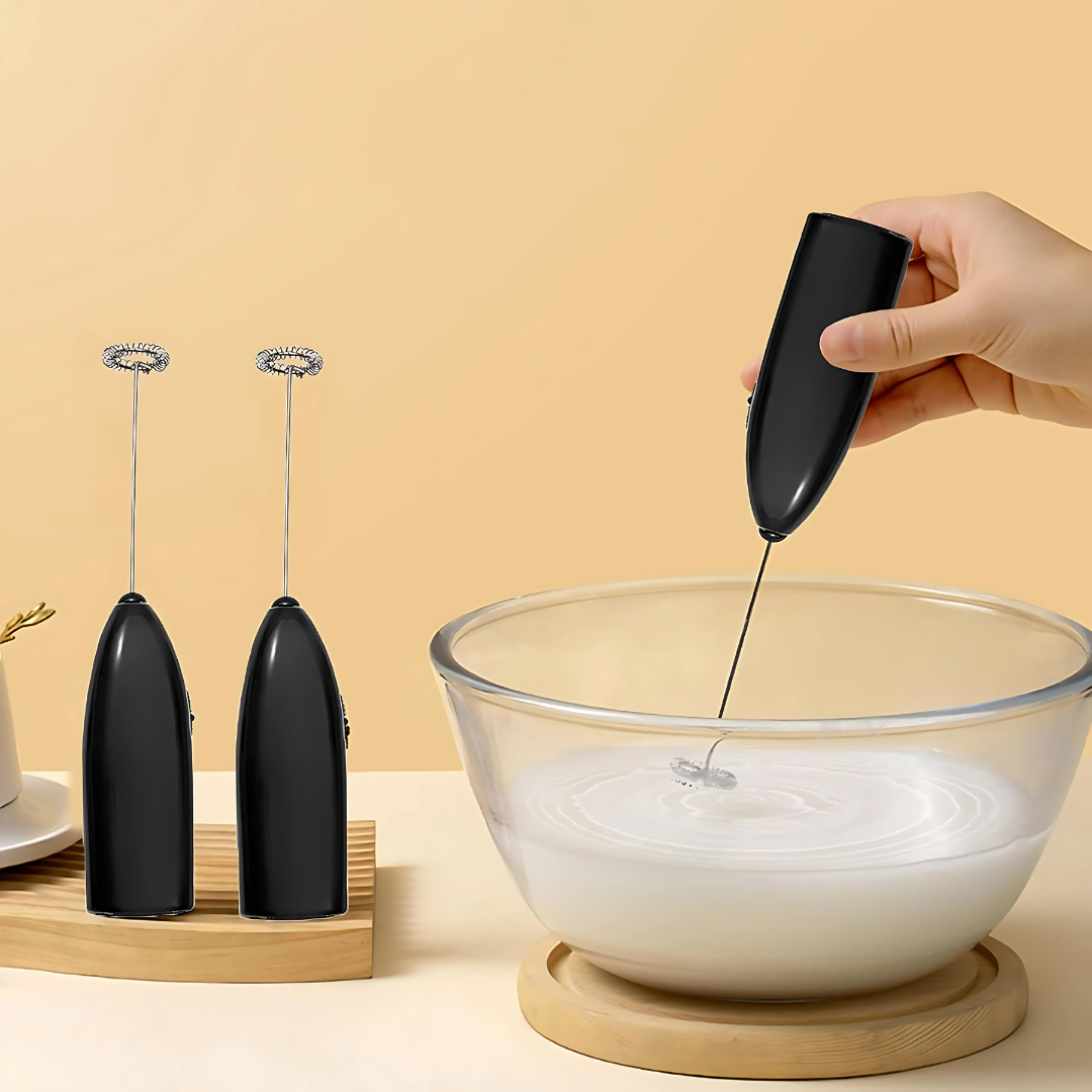 MINI BATIDORA ELÉCTRICA PARA ESPUMAR LECHE – Espuma cremosa en segundos sin esfuerzo