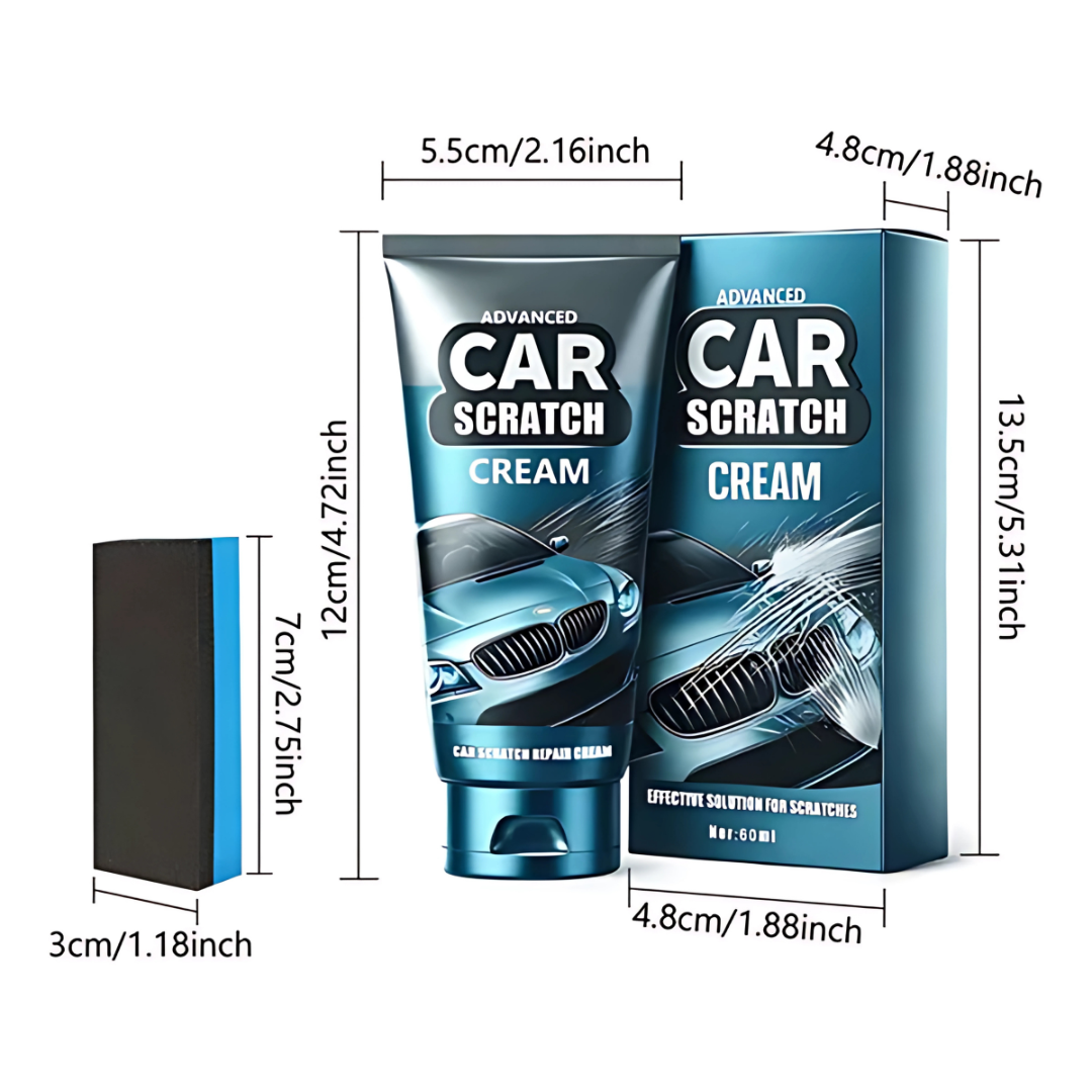 CAR SCRATCH CREMA PARA ARAÑAZOS DE CAR HOMONTH – Repara y protege la pintura de tu auto