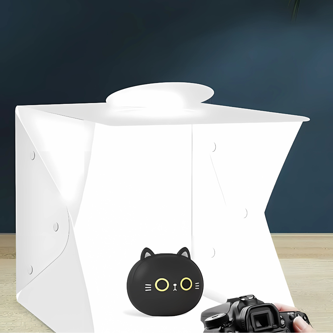 MINI ESTUDIO FOTOGRÁFICO PLEGABLE – Fotos profesionales en casa